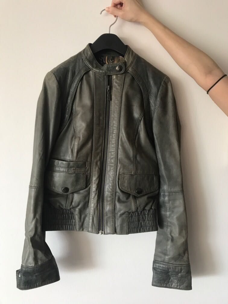 ted baker faux leather jacket