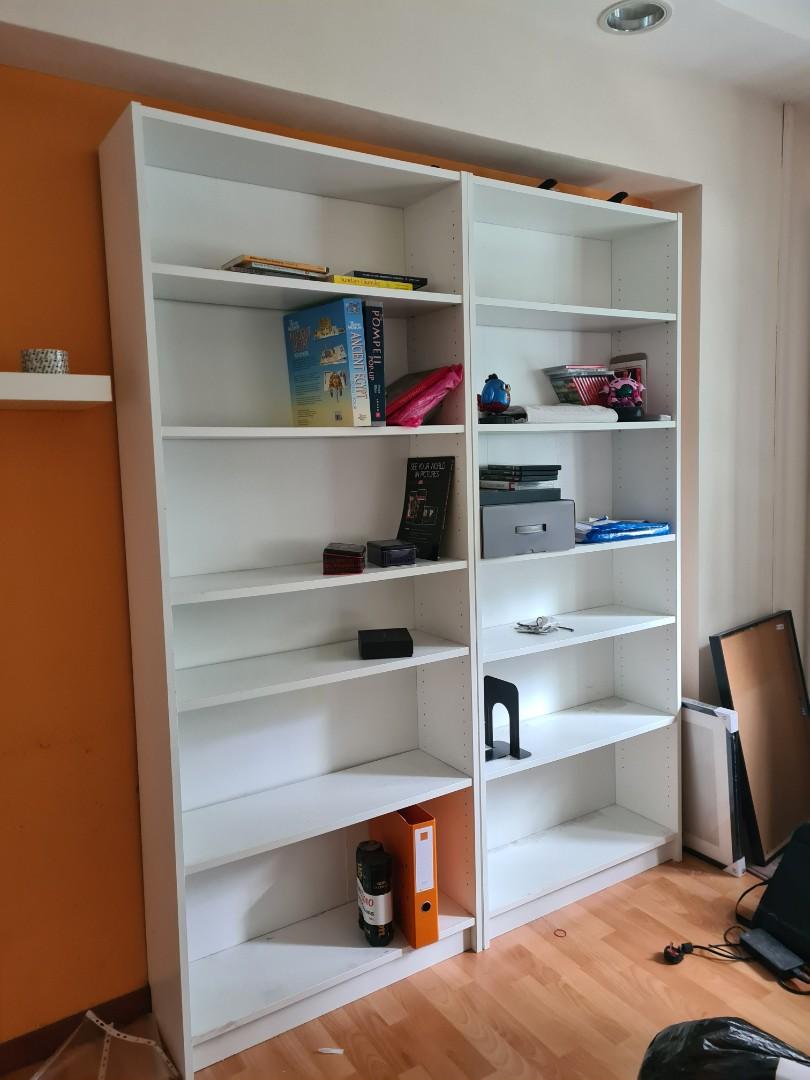 ikea bookcases and cabinets on To Bless 2 Pieces Of Ikea Billy Bookcase Furniture Shelves Drawers On Carousell