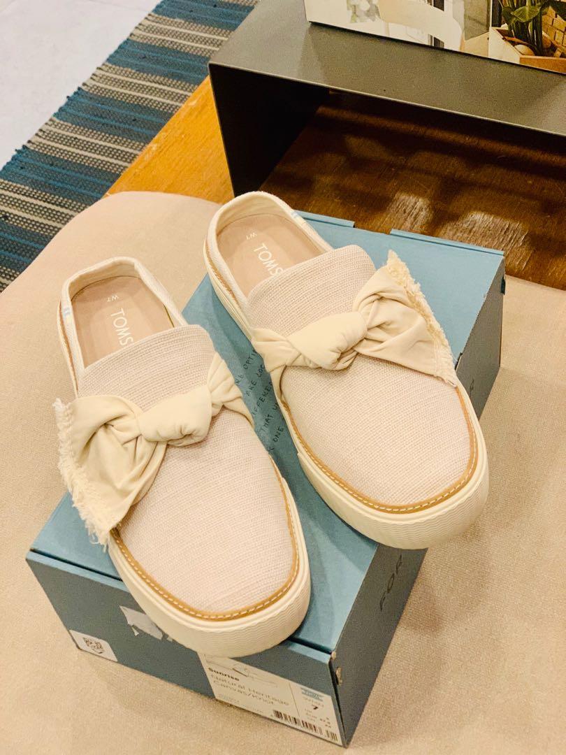Toms natural heritage shop canvas with knot
