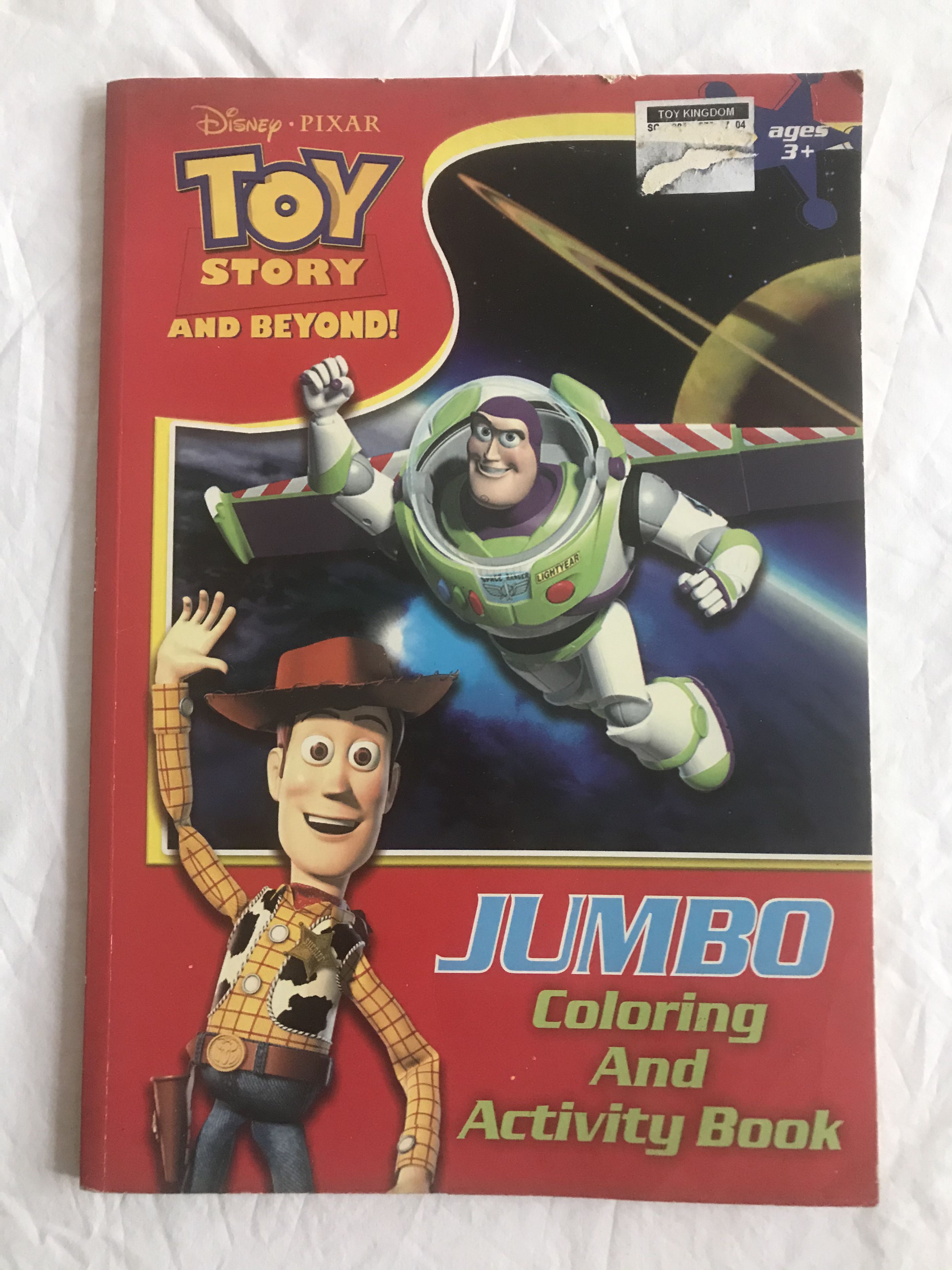 toy story coloring and activity book, Hobbies & Toys, Stationary ...