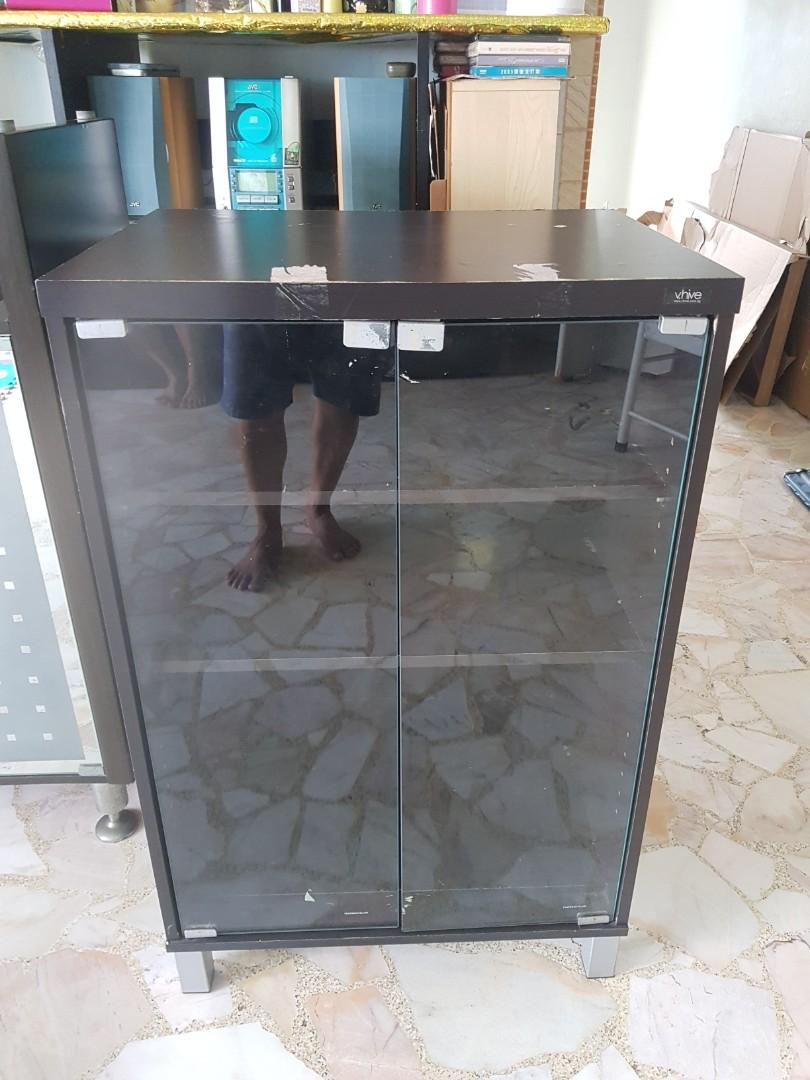 TV Cabinet with glass doors
