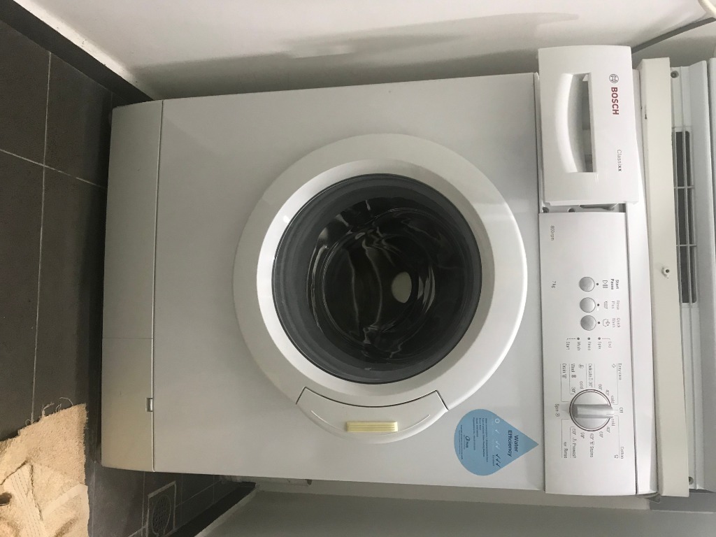 Used Bosch front load washer 7kg, TV & Home Appliances, Washing