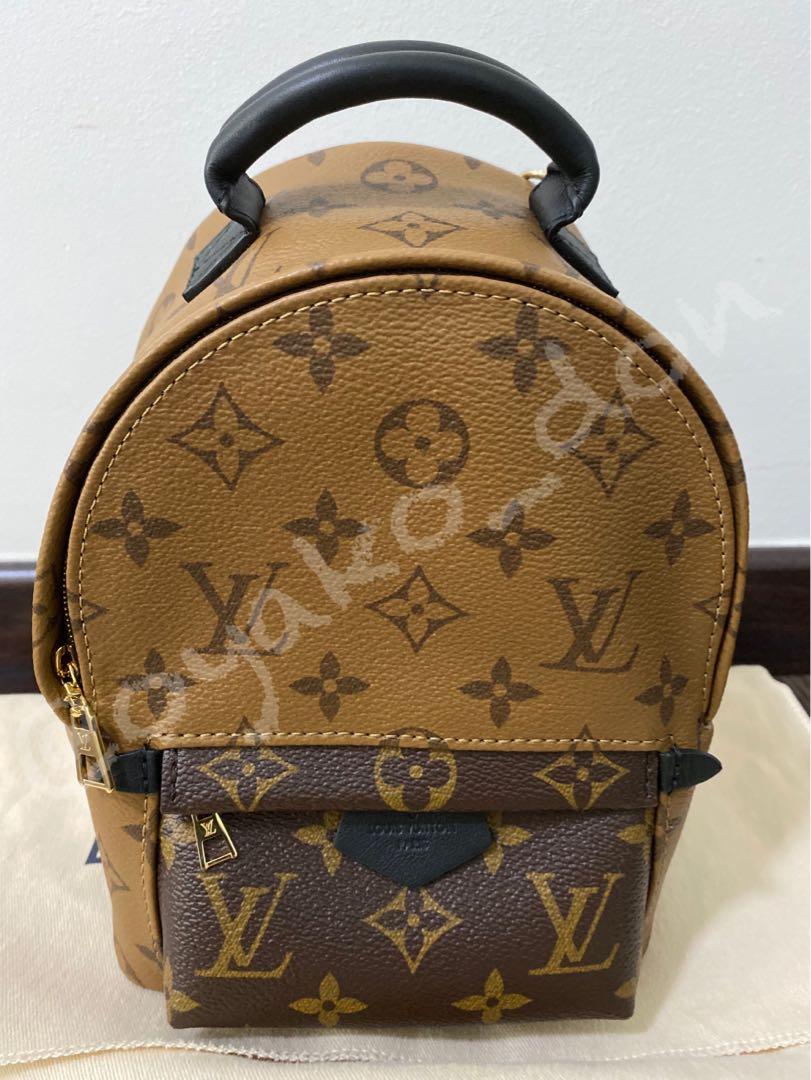 Louis Vuitton Brown/Beige Monogram Reverse Canvas Mini Palm Springs Palm Springs Backpacks