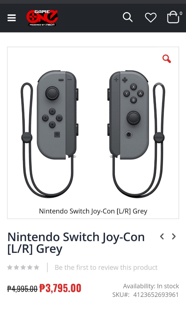 Joy con used clearance
