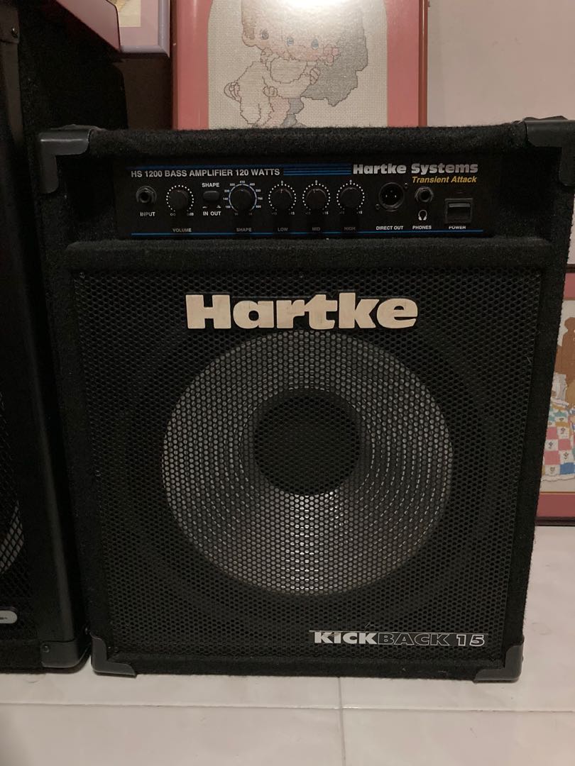 WTS Hartke HS 1200 Bass Amplifier 120 watts, Music & Media, Music