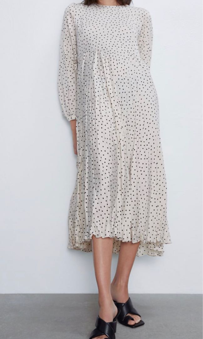 Zara Creased Effect Dress