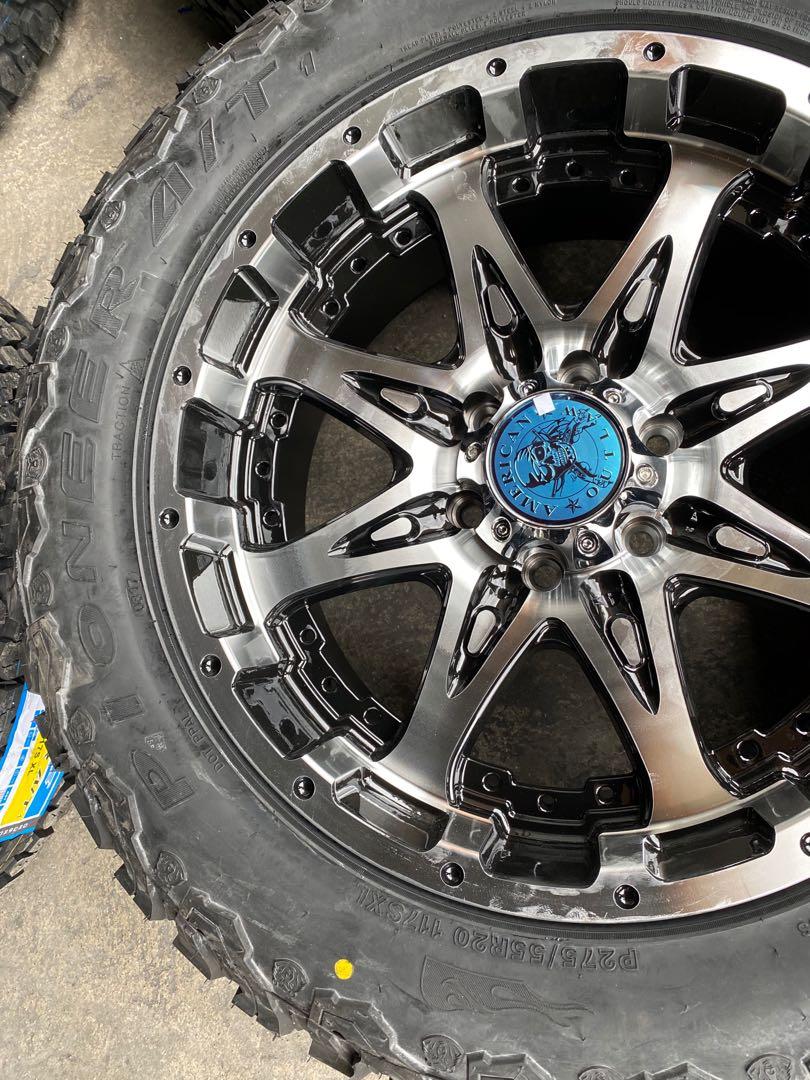 20 inch Original Brandnew Buckshot MB Wheels Fortuner Hilux Montero MuX 275 55 20 Brandnew Tri