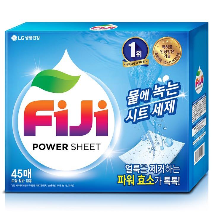 45pcs Fiji Laundry Power Detergent Sheet Fresh PREMIUM (Brand New
