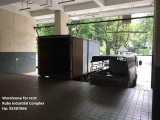 * 985 sq. ft- Warehouse for rent-fitted with aircon and room *