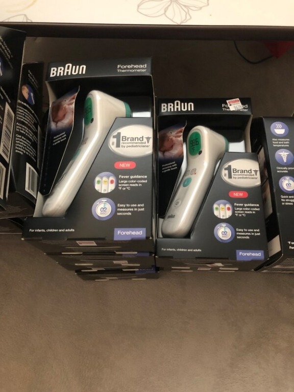 *現貨* 全新 BRAUN 百靈牌 BFH175 紅外線 免接觸 額溫槍 Thermometer, 健康及營養食用品, 溫度計 Carousell