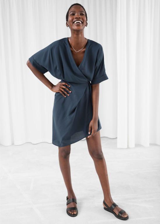 OTHER STORIES wrap kimono dress Women s Fashion Dresses Sets
