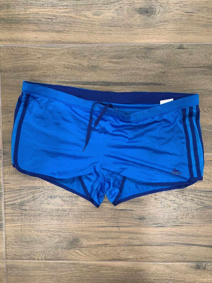 ADIDAS BLUE COMFY SPORTS SHORTS LOUNGE WEAR CUTE SEXY CLEARANCE
