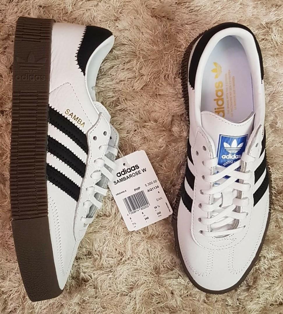 Adidas Sambarose size 7.5 US for women (25-25.5 cm). 3300. Before: 5300,  Women's Fashion, Shoes, Sneakers on Carousell