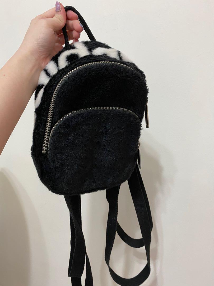 small fluffy backpack