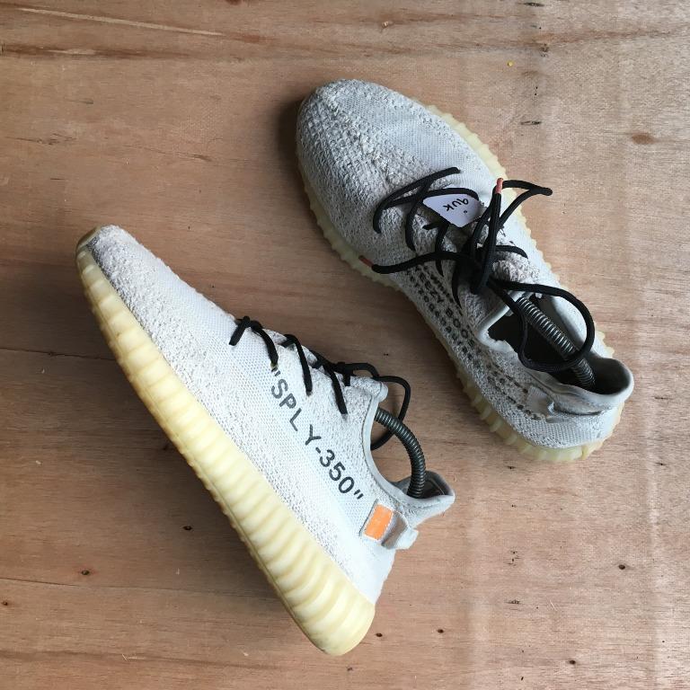 ADIDAS YEEZY BOOST 350 WHITE SIZE 9UK 28CM Men s Fashion