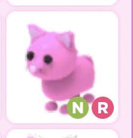 Adopt Me Neon Pink Cat Ride Toys Games Video Gaming In Game Products On Carousell - details about roblox adopt me legendary neon riding flying unicorn read description