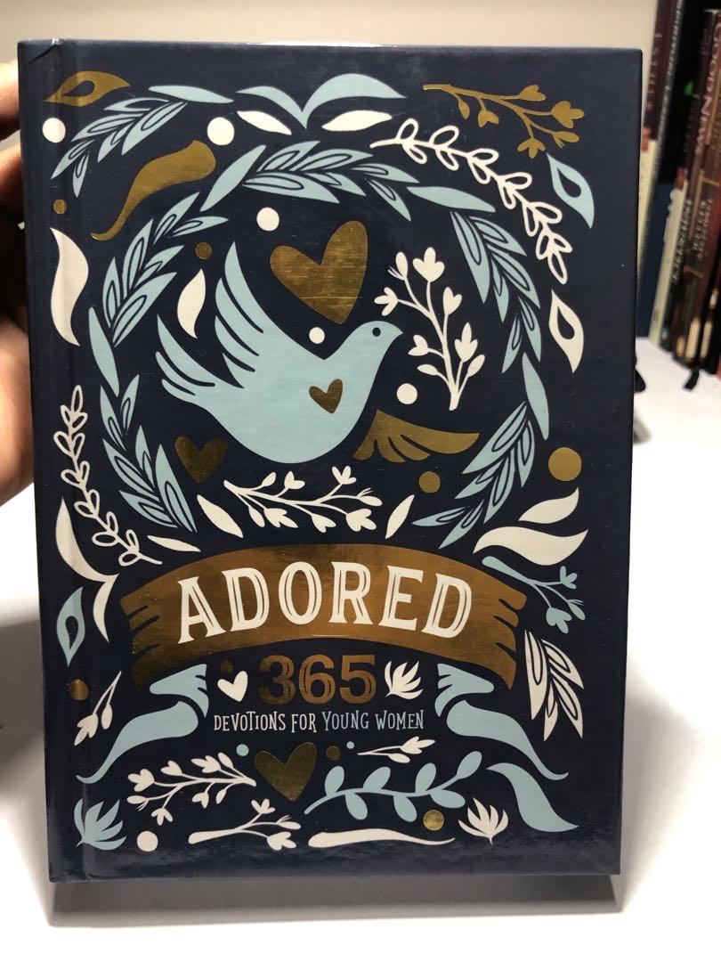 Adored: 365 devotions for young women (Category: Storybooks) located in Manila. Submitted by generousjustice_ (Listing ID 1027379824, Image 2). Description: In an ever-changing world, we can be certain of one thing: we are beloved by God. Adored: 365 Devotions for Young Women tackles tough topics girls face, from bullying and social media to friendships and dating, all the while showing readers how infinitely precious they are in God’s sight. Har