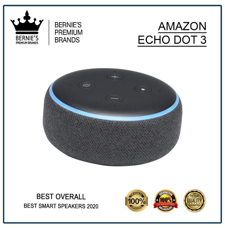 AMAZON ECHO DOT 3 (Category: Portable Audio Accessories) located in Pasay City. Submitted by premiumbrands (Listing ID 1027216510, Image 1). Description: 100% Original/Genuine product. In stock, and ready for FREE delivery via LBC. Everything is certified original, brand new, and factory sealed. Like our FACEBOOK pages: Bernie's Premium Brands - Gadgets Bernie's Premium Brands - Women.