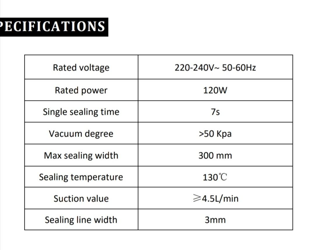 Anko Australian Brand New Vacuum Food Sealer Sealing Machine with Built In Cutter and Storage