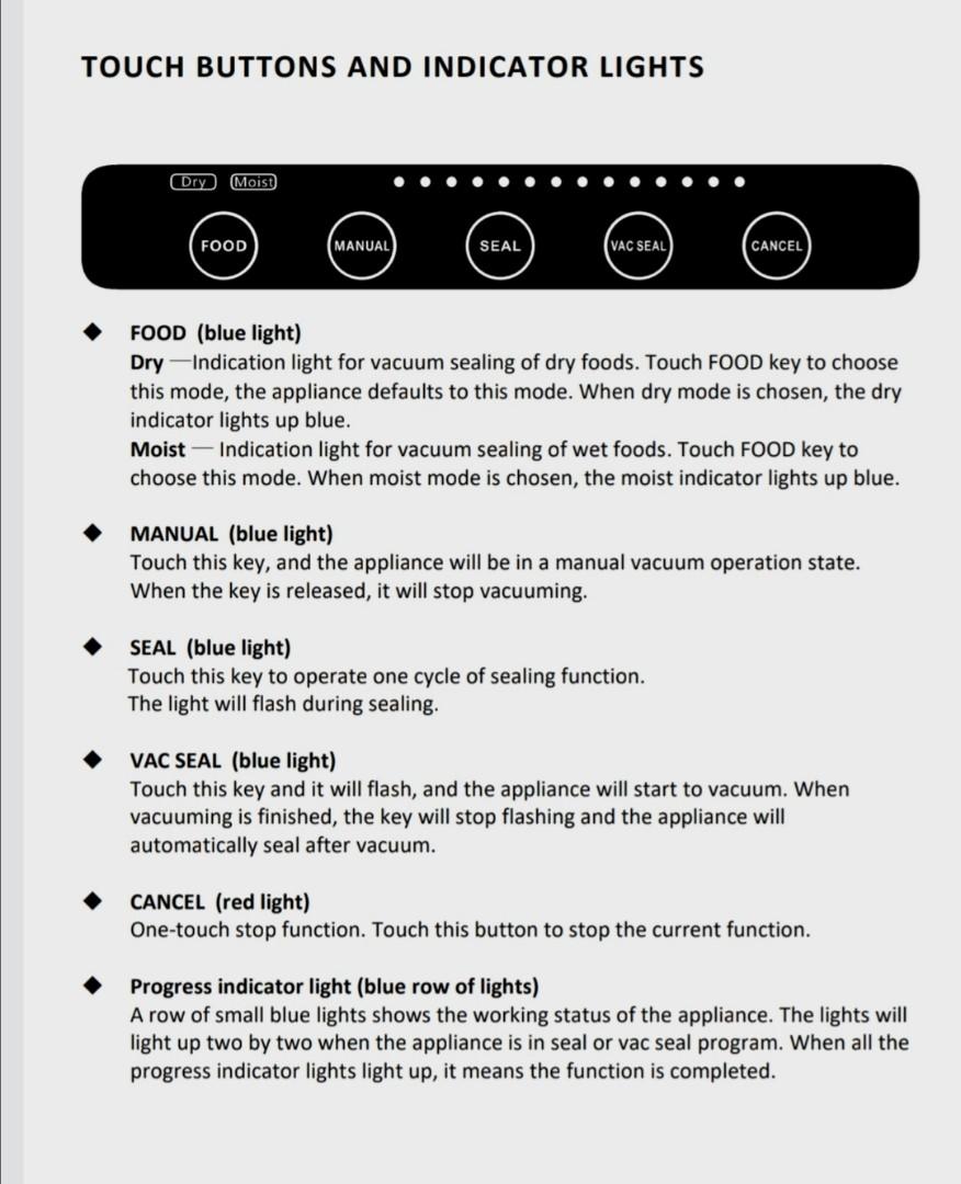 Anko Australian Brand New Vacuum Food Sealer Sealing Machine with Built