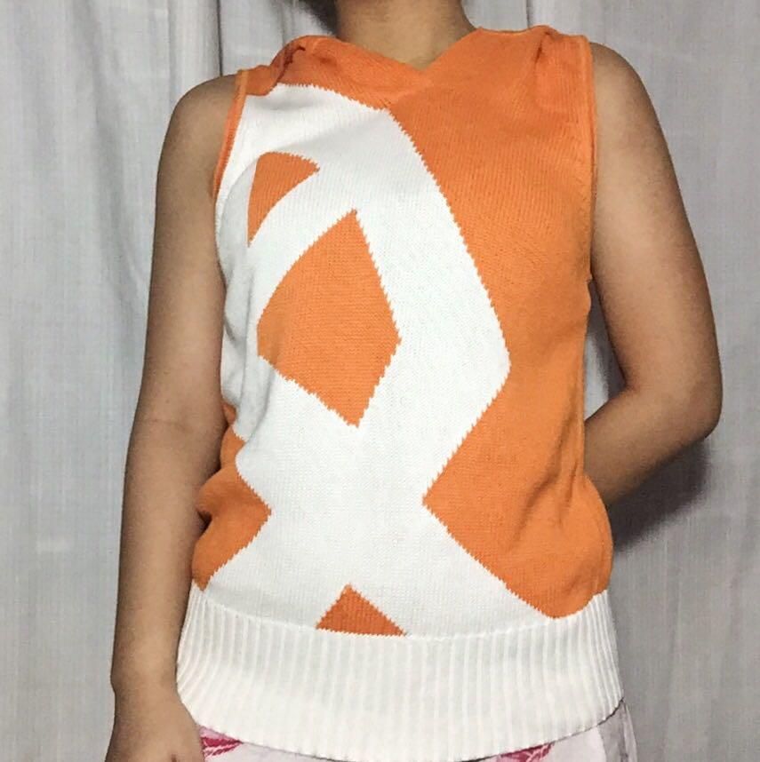 armani sleeveless hoodie
