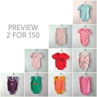 Baby onesie 2 for 150