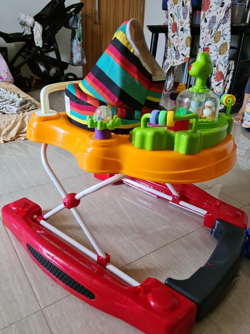 Baby Walker 360 rotating with rocker and jumper, Babies & Kids, Infant