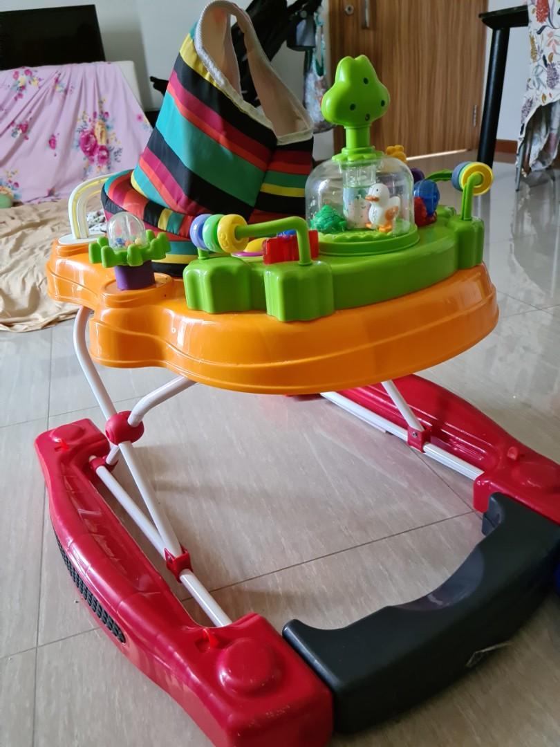 Baby Walker 360 rotating with rocker and jumper, Babies & Kids, Infant