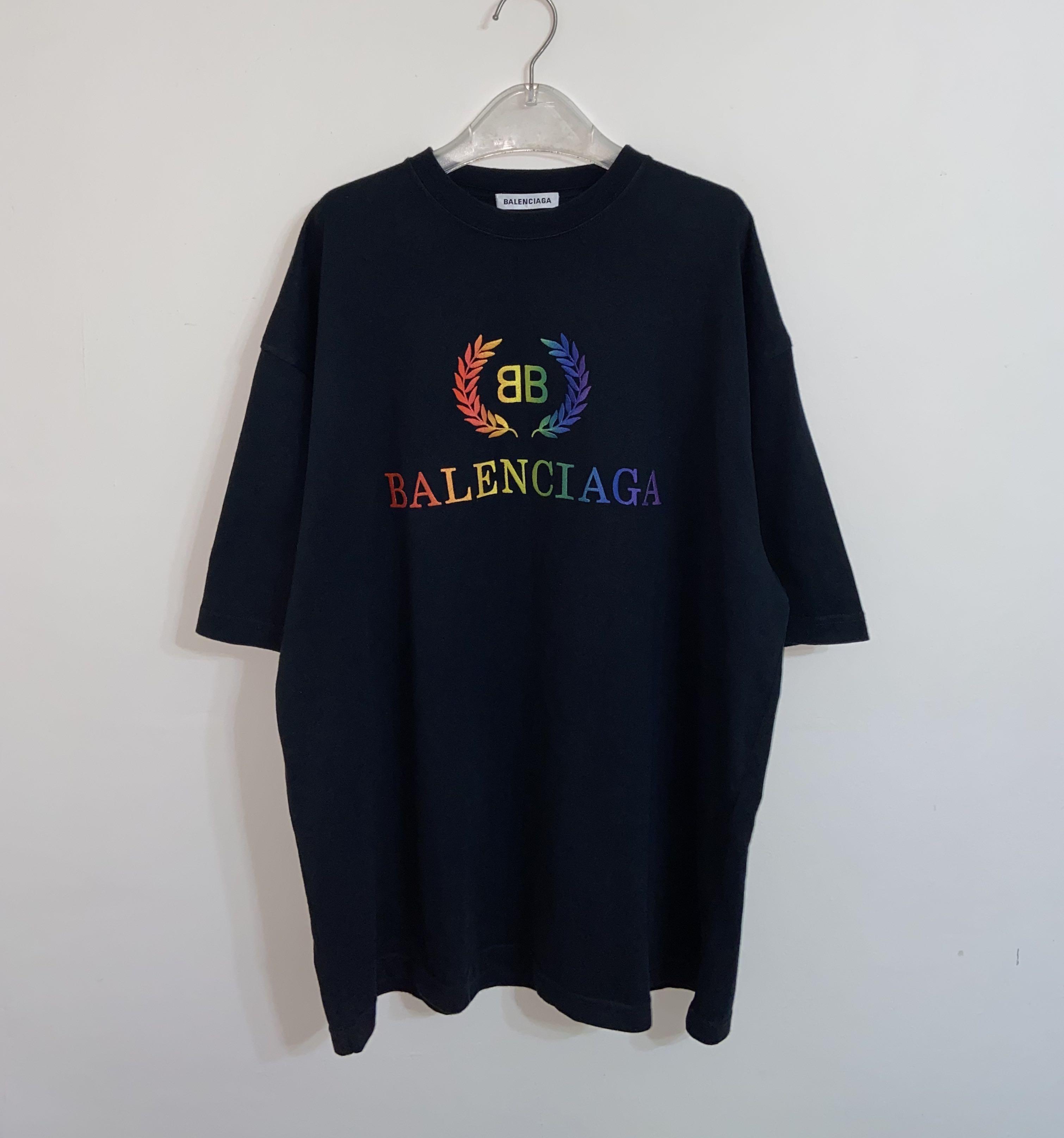 rainbow balenciaga t shirt