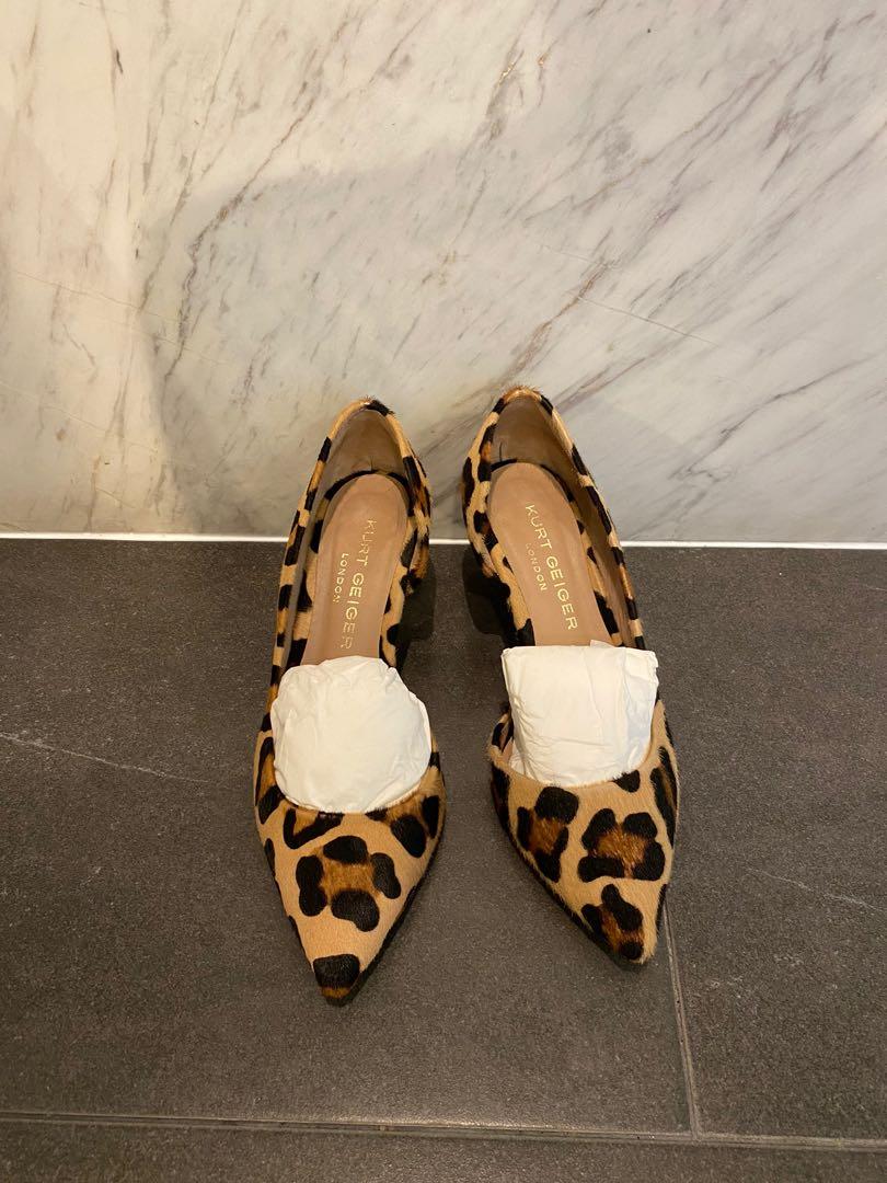 kurt geiger leopard print shoes