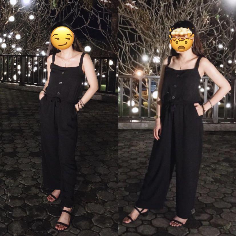 black romper suit