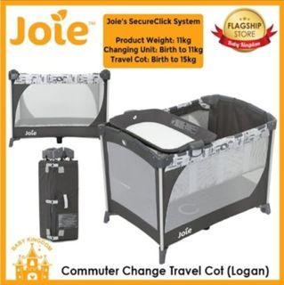 BN - Joie Commuter Change Travel Cot #New