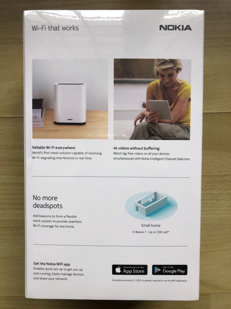 Bn Nokia Wifi Beacon 1 Mesh Router S Electronics Others On Carousell