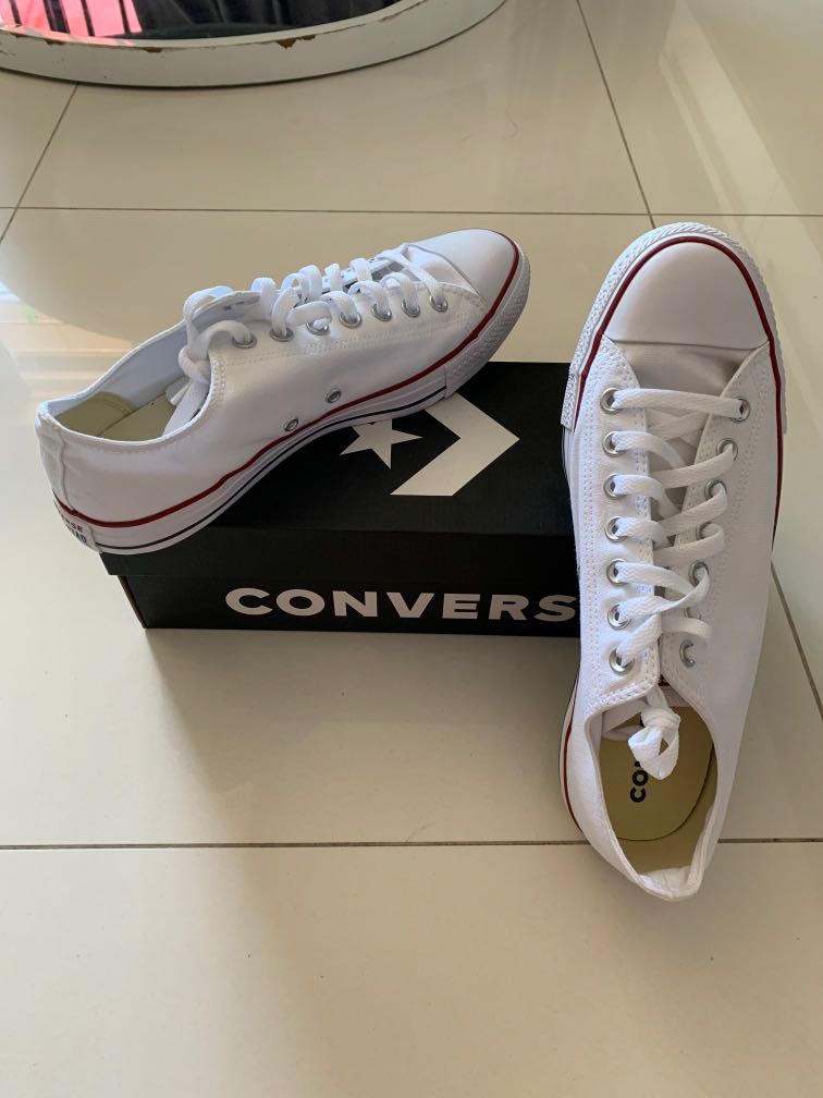 Converse white school shoes clearance