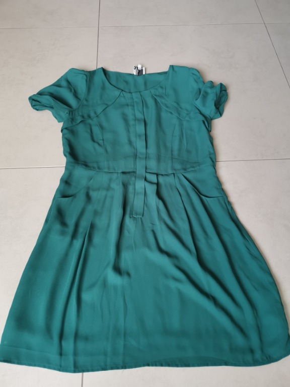 Branded forest green dress, Women's Fashion, Dresses & Sets, Dresses on