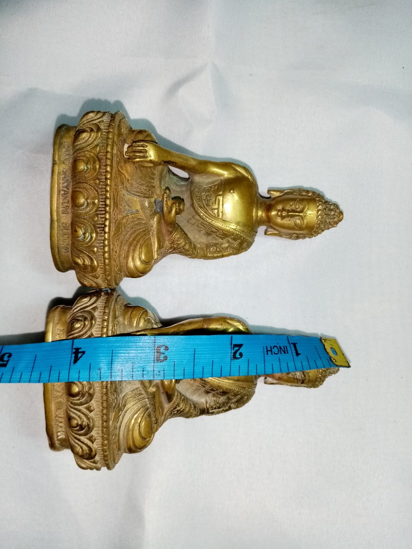 Brass Buddha (PAIR)