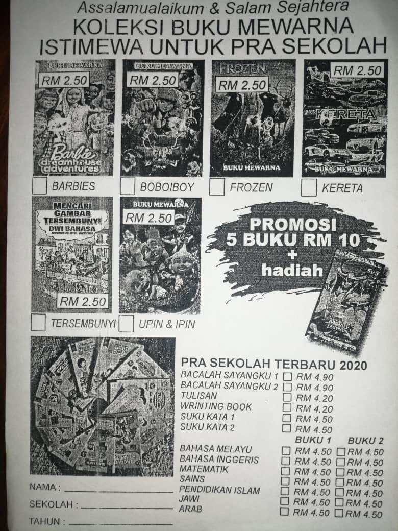 Buku Mewarna 5 Buku Untuk Rm10 Books Stationery Children S Books On Carousell