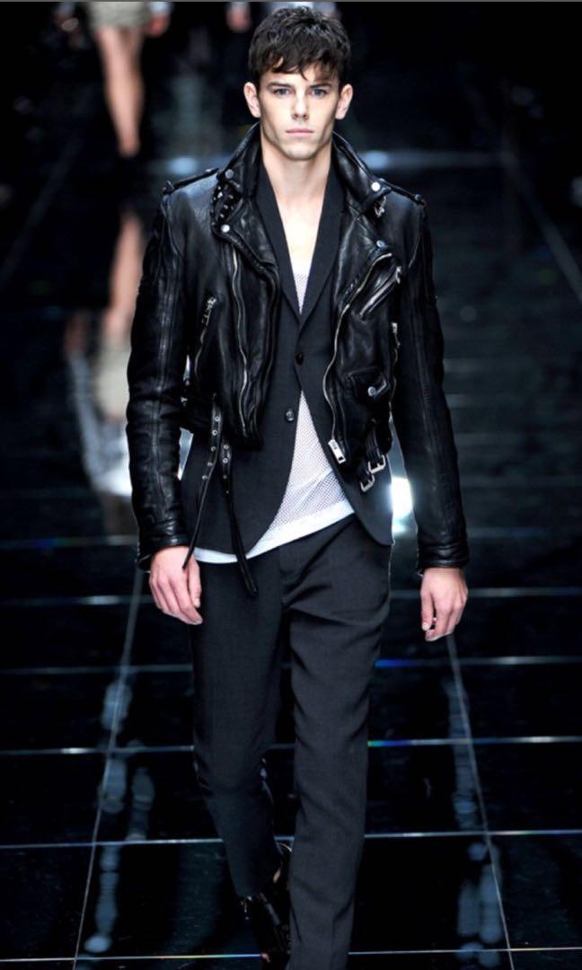 Burberry prorsum leather jacket hotsell