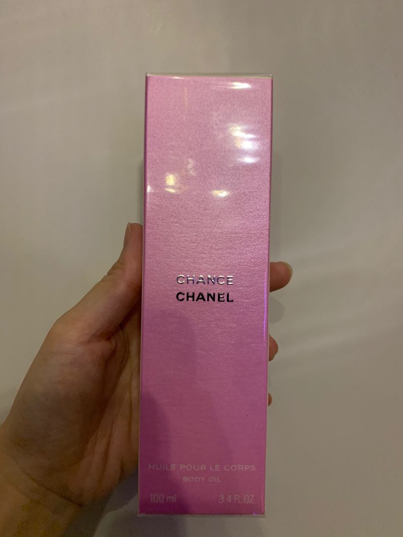 Chanel chance body oil 100 ml, Beauty & Personal Care, Bath