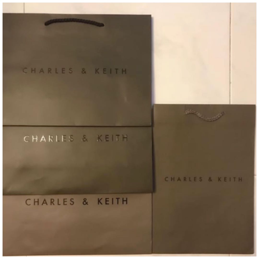 Paper bag charles and keith 2020 outlet