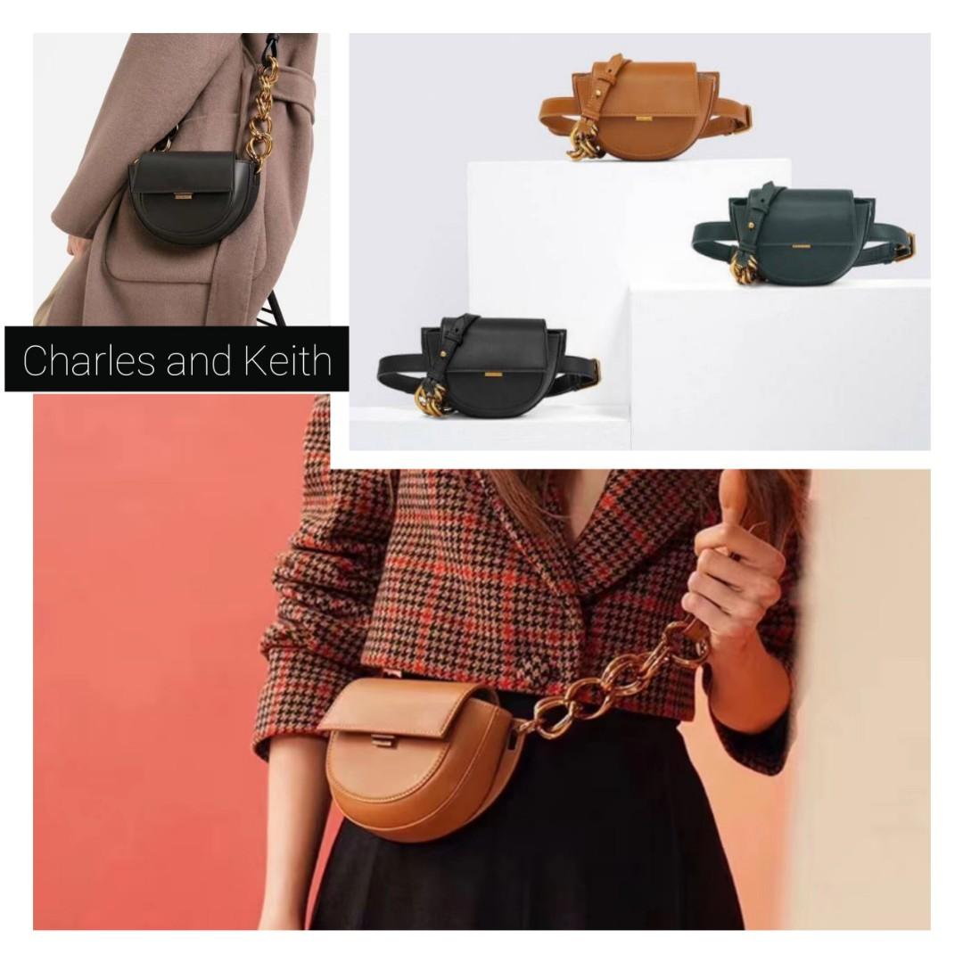 charles and keith saddle bag