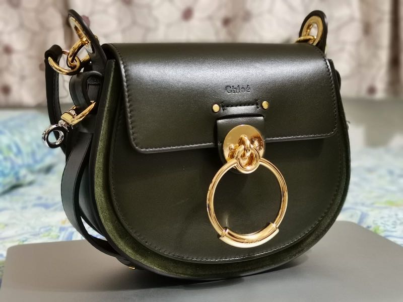 Chloe tess new arrivals bag green