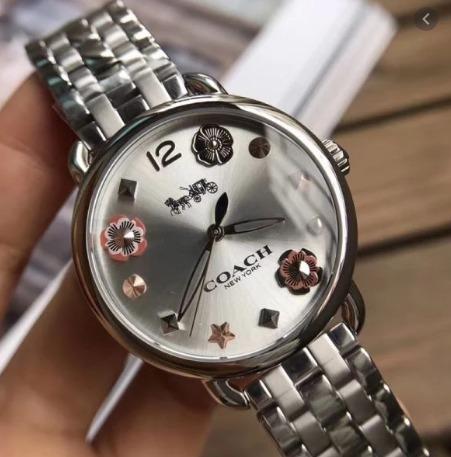 COACH Delancey White Dial Stainless Steel Ladies Watch 14502810