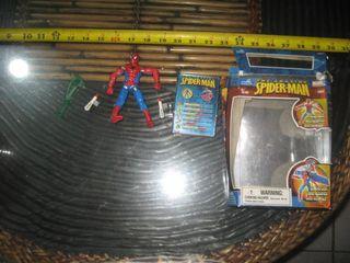 Collectible Mega Marvel Magnetic Spiderman Action Figure I purchased thin in Toronto in 2006 In original box Spiderman in perfect condition,, the box is in fair condition. Comes with all in the pictures.