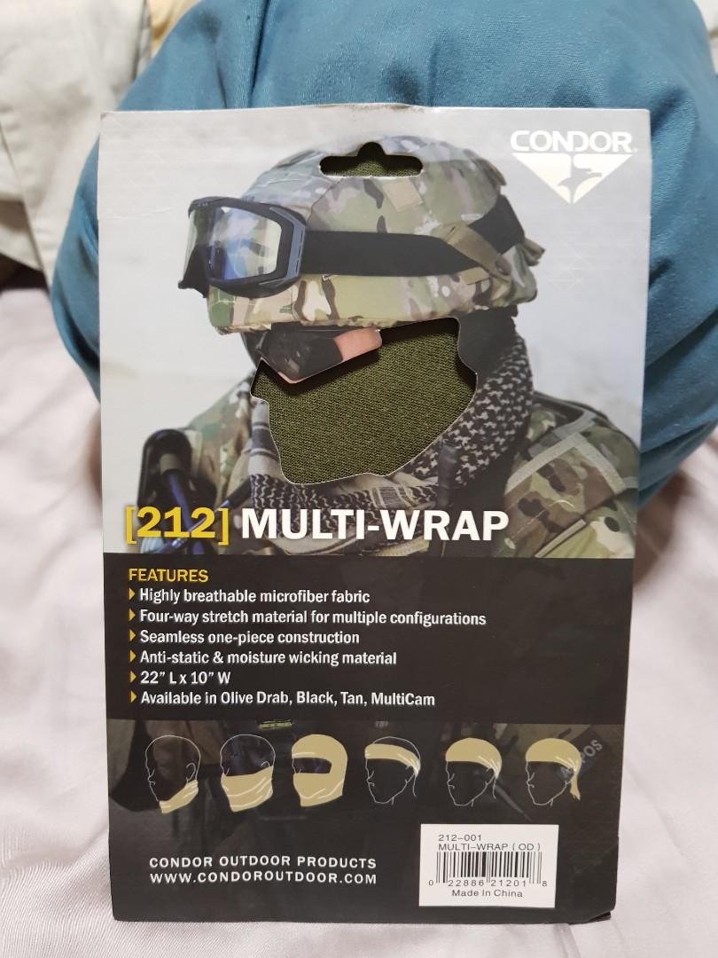 MultiCam Neck CONDOR FLEECE MULTI WRAP H-50 Tactical Buff Hombre