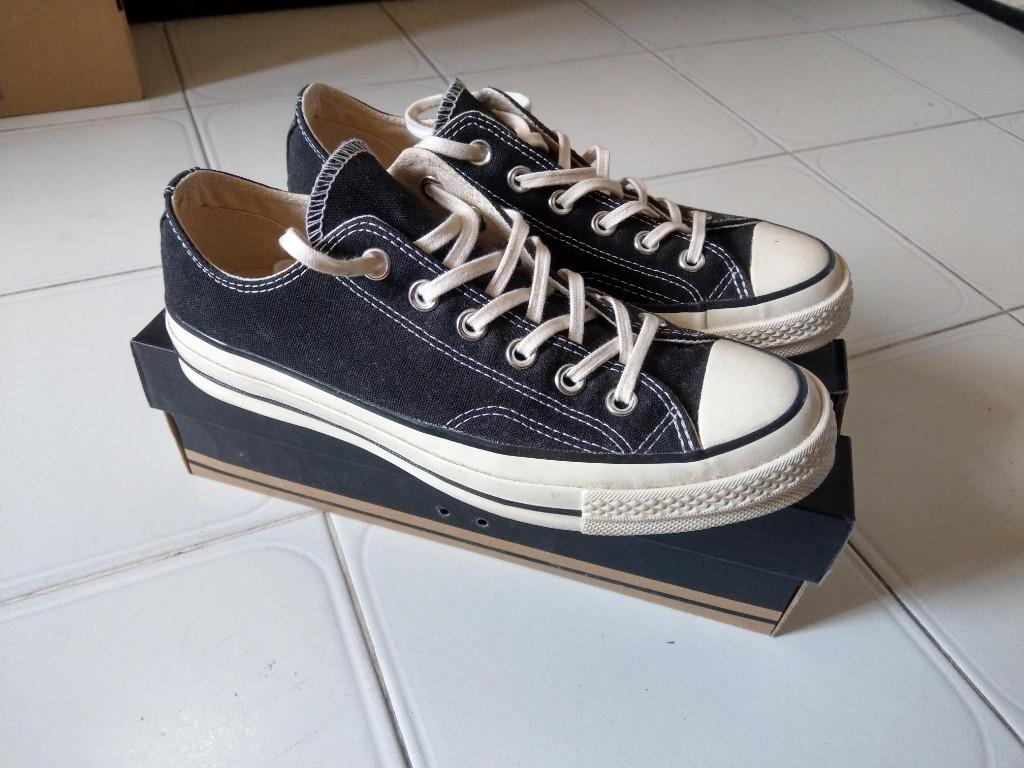 Converse Chuck 70 Canvas Black Size 6 M 8 W EU39 24.5CM Men s Fashion Footwear Sneakers on Carousell