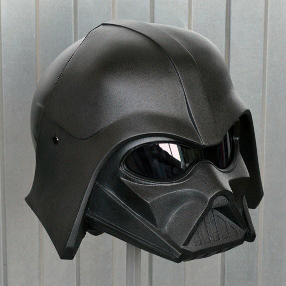 darth vader helmet bike