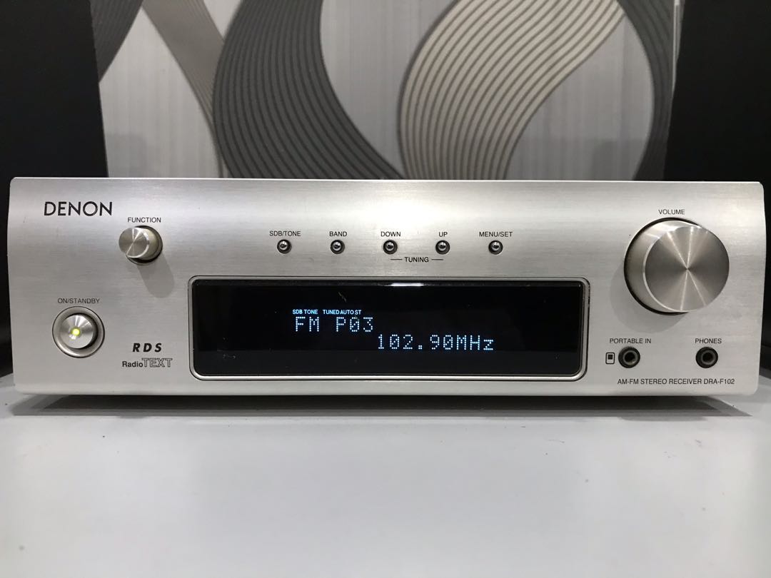 DENON プリメインアンプ シルバーDRA-F102