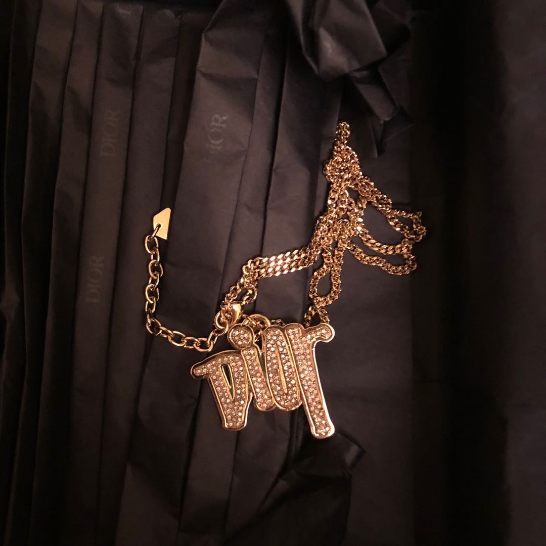 Dior stussy outlet necklace