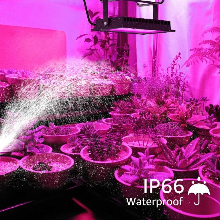 E440 Olafus 2 Pack 300W LED Grow Light Full Spectrum Grow Lamp for Indoor Plants